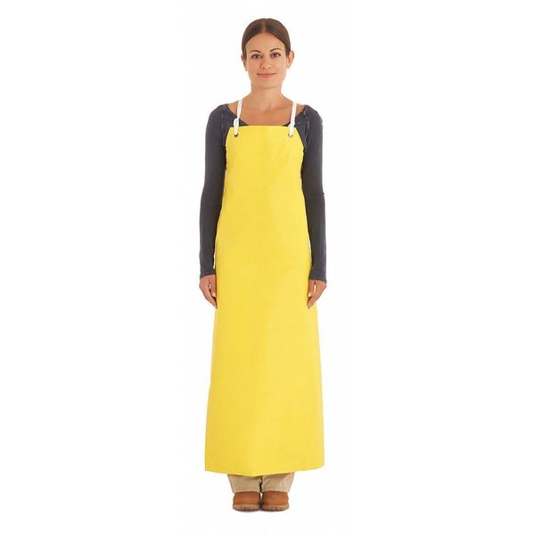 Bib Apron, Yellow, 45 In. L