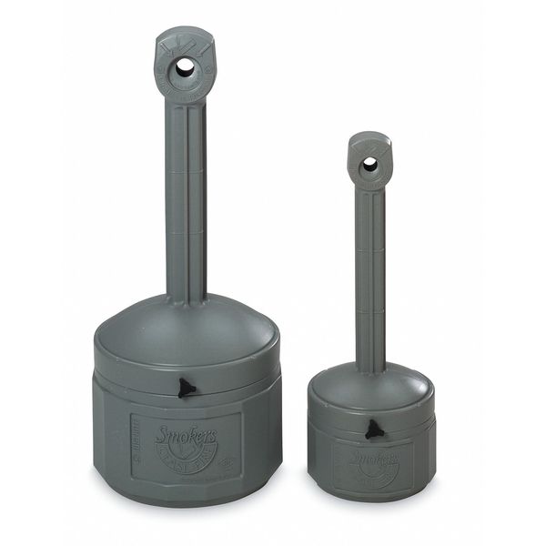 Smokers Cease-Fire Cigarette Receptacle, 4 gal., Terra Cotta