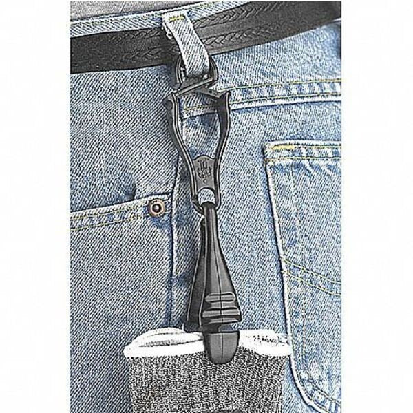Glove Clip With Belt Clip, Lime, 2 In. D