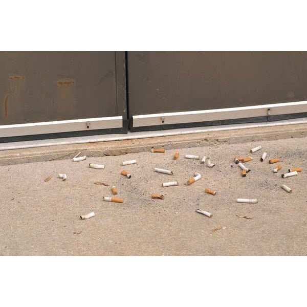 Cigarette Receptacle, 5 gal., Yellow