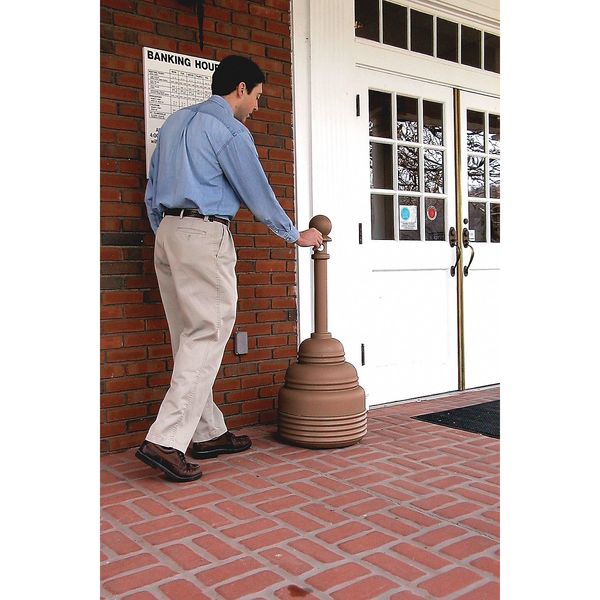 Cigarette Receptacle, 4 gal., Tan