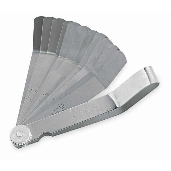 11 Blade Bent Feeler Gauge Set