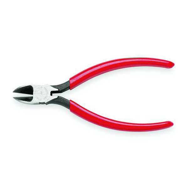 4 1/2 in Diagonal Cutting Plier Flush Cut Oval Nose Uninsulated
