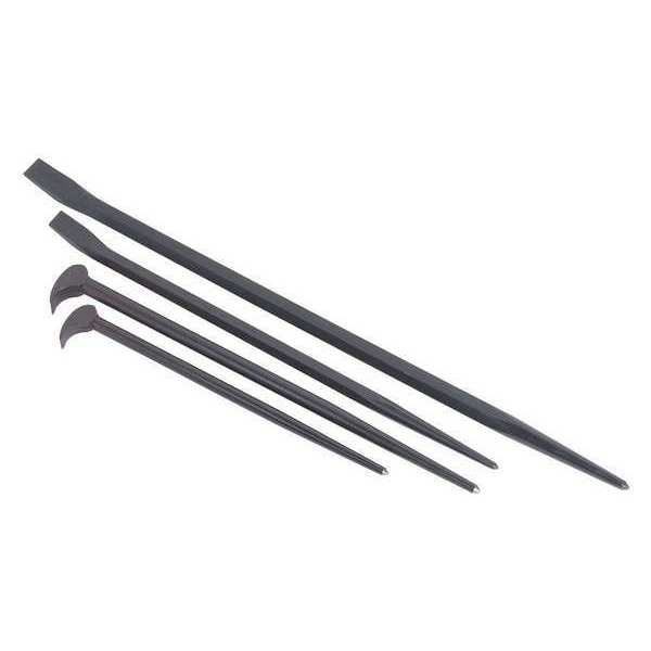 Pry Bar 4 Piec Set, Forgd High Carbn Stel