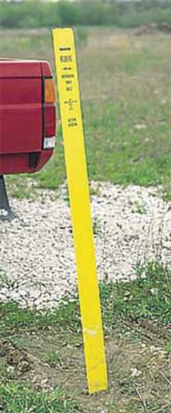 Blank Warning Stake, Reinforced Polymer, 66