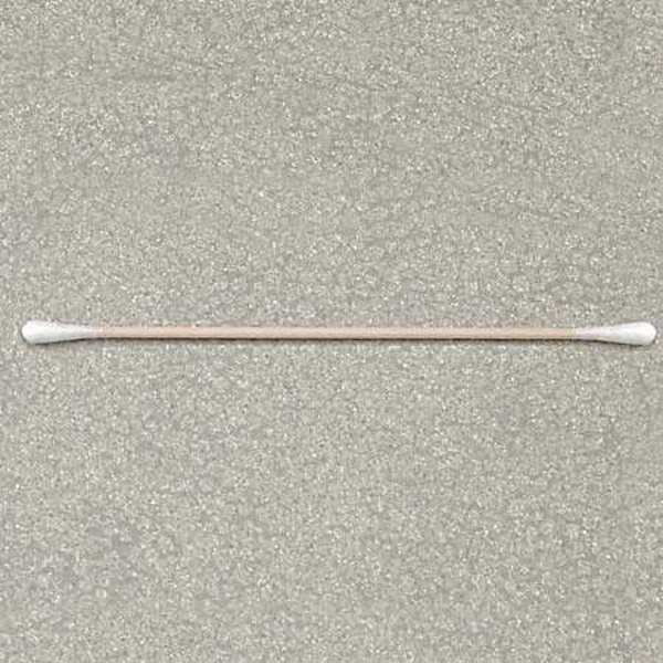 Cotton Swab, Dbl Tip, 3/16 x 6 In, PK100