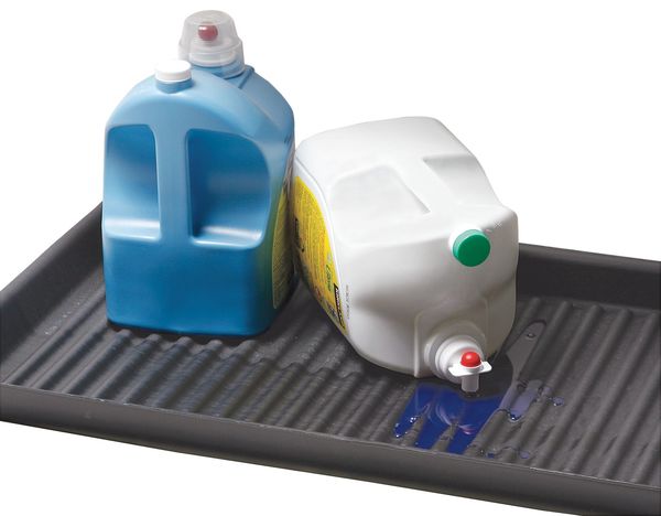 Containment Utility Tray, 5 gal Spill Capacity, Polyethylene
