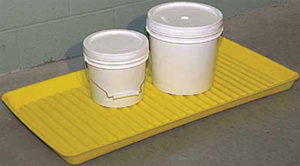 Containment Utility Tray, 5 gal Spill Capacity, Polyethylene