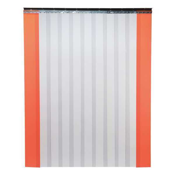 Industrial Strip Door, Smooth, 9ftHx9ftW