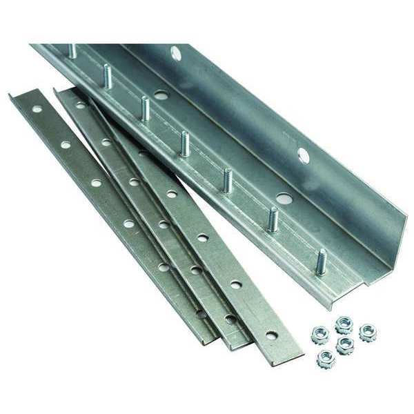 Strip Door Hardware, 3 ft., Aluminum