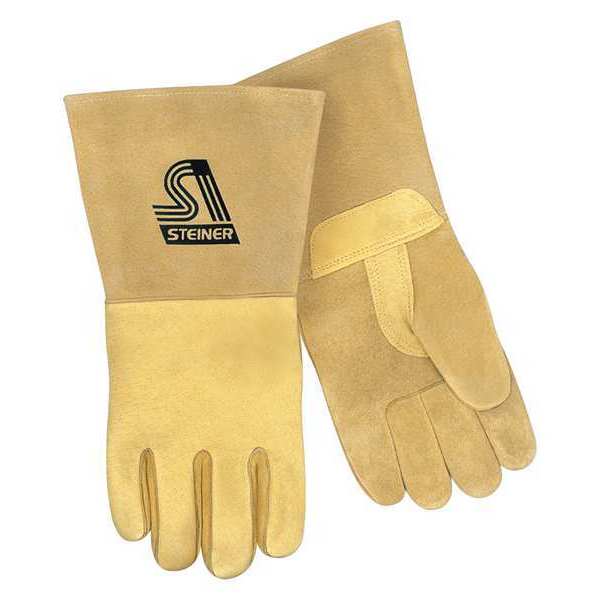 MIG Welding Gloves, Pigskin Palm, XL, PR