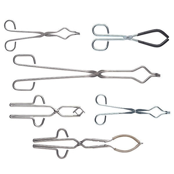 Tongs, Nickel-Plated, 9 In. Long
