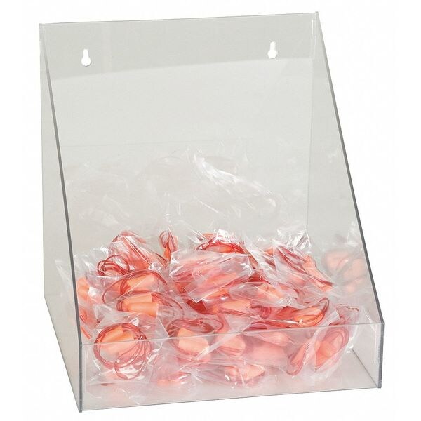 Reusable Ear Plugs with Dispenser, Wall Mount, Capacity: 200 Pairs