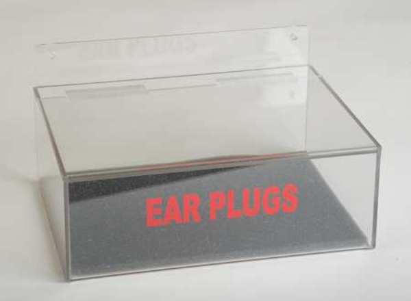 Reusable Ear Plugs with Dispenser, Wall Mount, Capacity: 100 Pairs