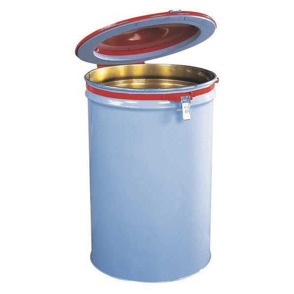 Powder-Coated Drum Lid, Red, Steel