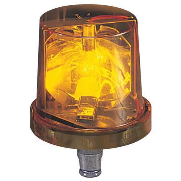 Warning Light, Incandescent, Amber, 120VAC