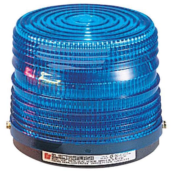 Warning Light, Strobe Tube, Blue, 120VAC