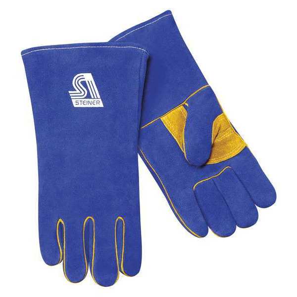 MIG Welding Gloves, Cowhide Palm, L, PR
