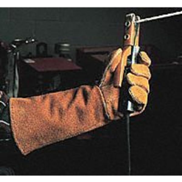 MIG Welding Gloves, Cowhide Palm, L, PR