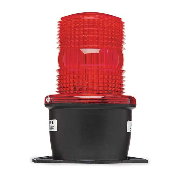 Low Profile Warning Light, Strobe, Red