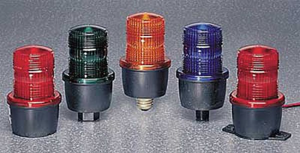 Strobe Light, Red, Surf, Round, 3-1/8 Dia