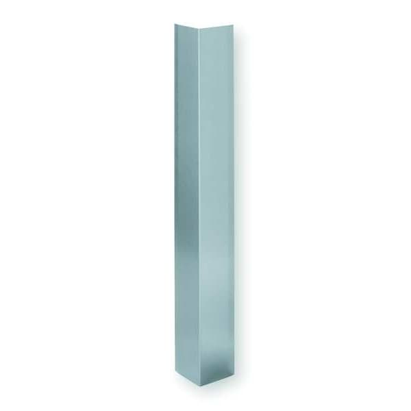 Corner Guard, 3 x 48 In, Adhesive, Satin SS