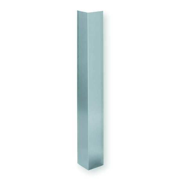 Corner Guard, 2 x 48 In, Adhesive, Satin SS