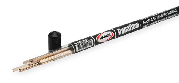 Brazing Rod, 1/8x20,1190-1465 F, PK7