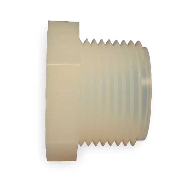Plug, 1/2 In, NPT, PFA