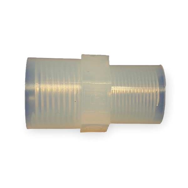 Female Reducer, 1/4 x 1/8 In, NPT, PFA