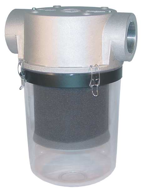 T-Style Inlet Filter, 3 In FNPT, 300 CFM
