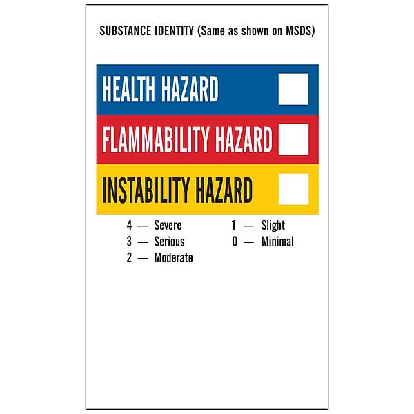 NFPA Label, 5