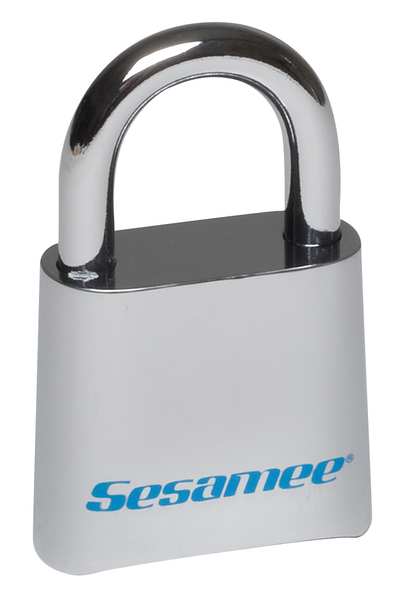 Combination Padlock, Bottom, Silver