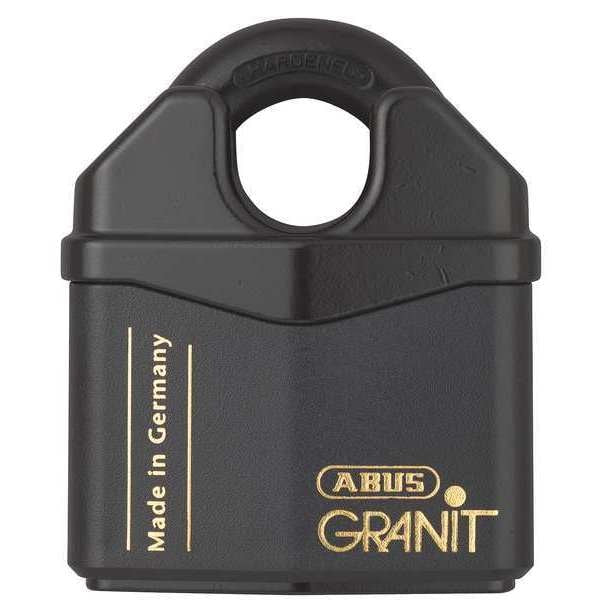Padlock, Keyed Alike, Partially Hidden Shackle, Square Hardened Steel Body, Hardened Steel Shackle