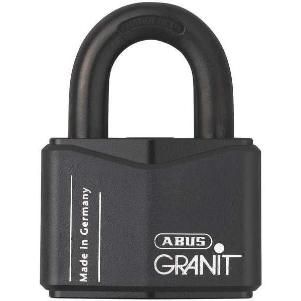 Padlock, Keyed Different, Standard Shackle, Square Hardened Steel Body, Hardened Steel Shackle