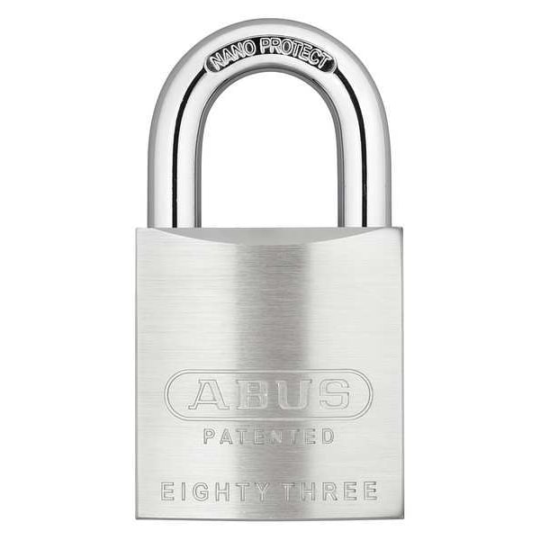 Padlock, Keyed Alike, Standard Shackle, Square Brass Body, Steel Shackle, 15/16 in W