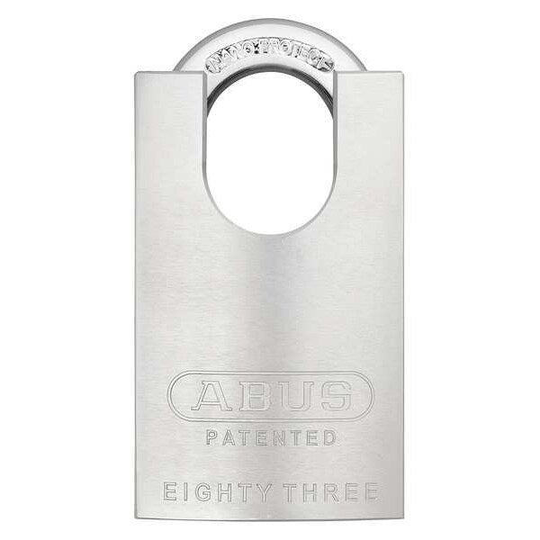 Padlock, Keyed Alike, Standard Shackle, Square Brass Body, Steel Shackle, 7/8 in W