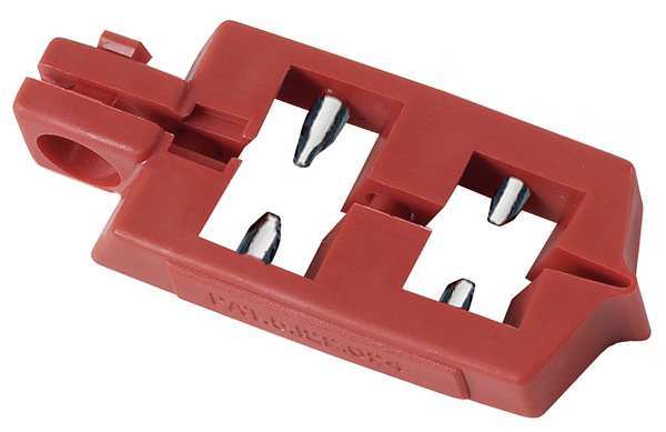 Breaker Lockout, Snap On, 120V, Red