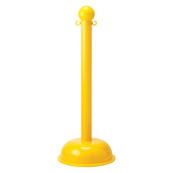 Barrier Post, 41 in H, Yellow