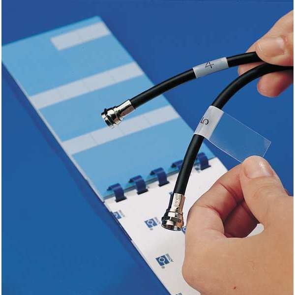 Wire Marker Book, Write-On, Self-Laminatng, PWC-PK-6
