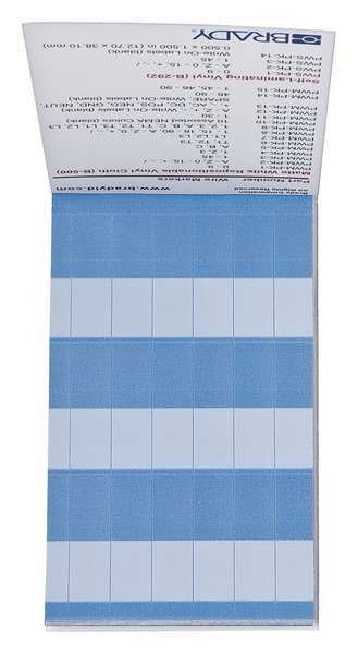 Wire Marker Book, Write-On, Self-Adhesive