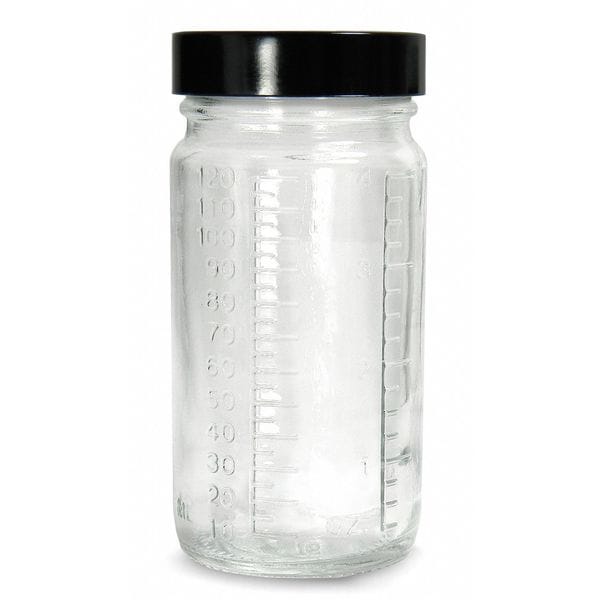 Round Grad Beaker w/ Cap 30mL, PK48