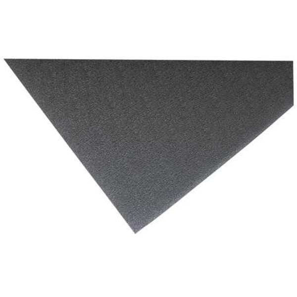 Antifatigue Mat, Black, 5 ft. L x 3 ft. W, PVC Foam, Pebble Surface Pattern, 3/8