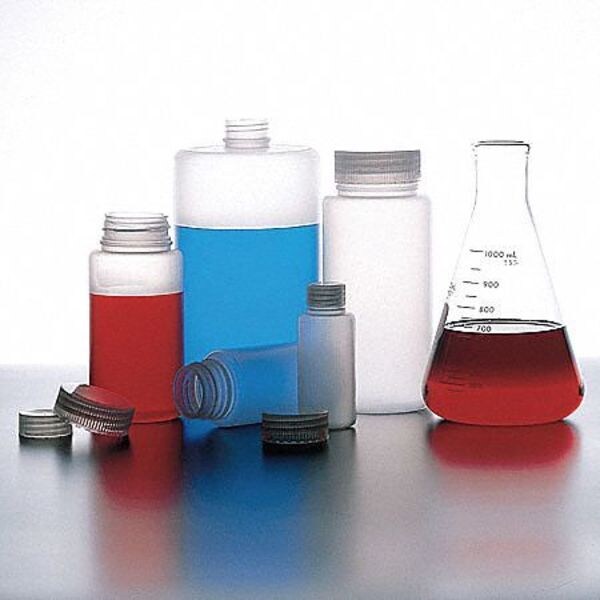 Bottle, Poly, Wide Mouth, 8 Oz, PK12