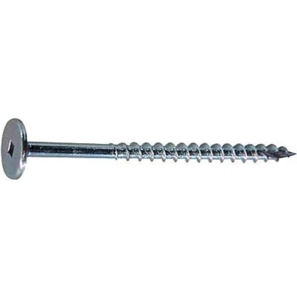 Wood Screw, #10, 1-1/16 in, Zinc Plated Steel Flat Head Torx Drive, 2000 PK