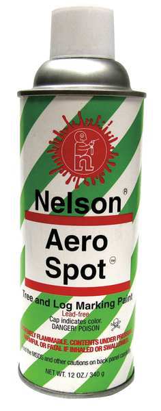 Tree and Log Marking Paint, 12 oz., White, Solvent -Based