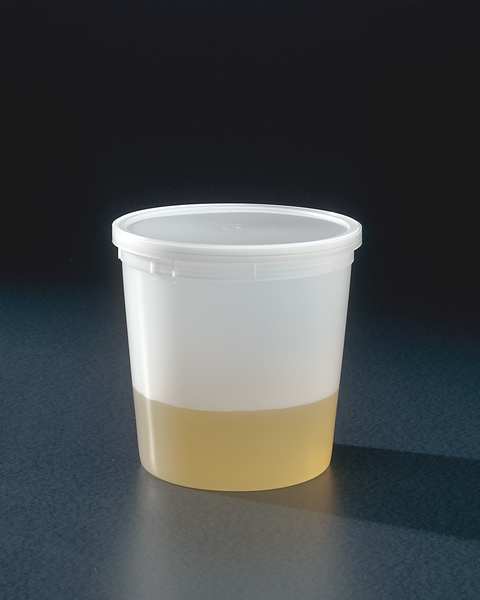 CONTNR SPCMN 86 OZ HDPE TRNSLC, PK25
