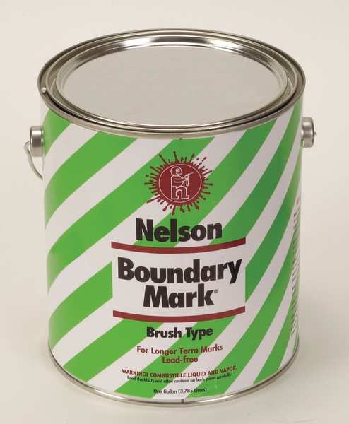 Boundary Marking Paint, 1 gal., White, Water -Based