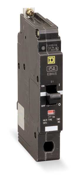 Miniature Circuit Breaker, 60 A, 277V AC, 1 Pole, Bolt On Mounting Style, EDB Series