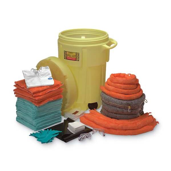Spill Kit, Oil-Based Liquids, Yellow